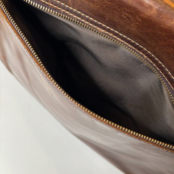 Kattee Leather Messenger Bag Briefcase Laptop Satchel Brown Distressed Vintage - Picture 4 of 11